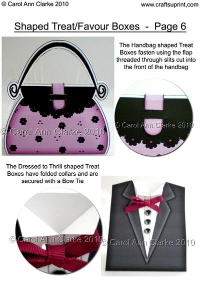 Shaped Treat/Favour Boxes Image-6