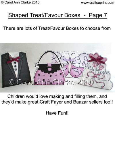 Shaped Treat/Favour Boxes Image-7