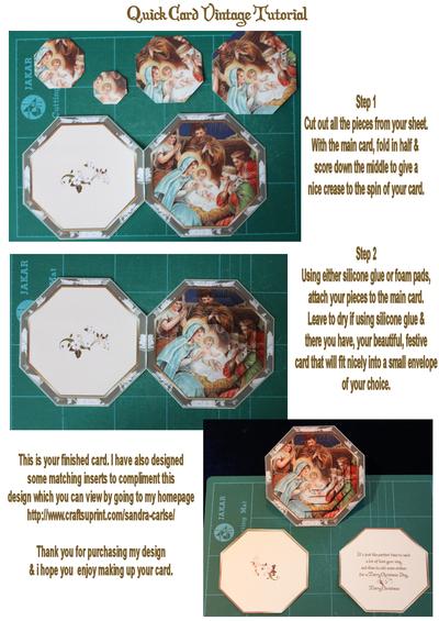 Quick Card Vintage Tutorial Image