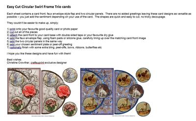 Easy Cut Circular Swirl Frame Trio cards Image