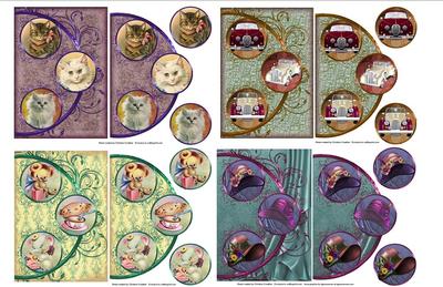 Easy Cut Circular Swirl Frame Trio cards Image-2