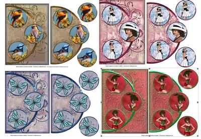 Easy Cut Circular Swirl Frame Trio cards Image-3