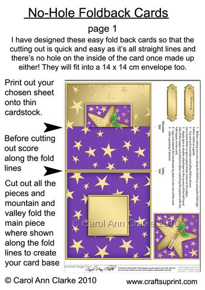 No-Hole Foldback Cards Image
