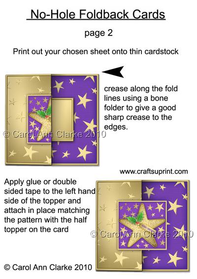 No-Hole Foldback Cards Image-2