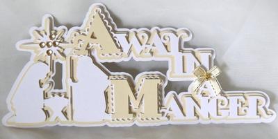 Layered Christmas Carol Toppers & Cards.. Image