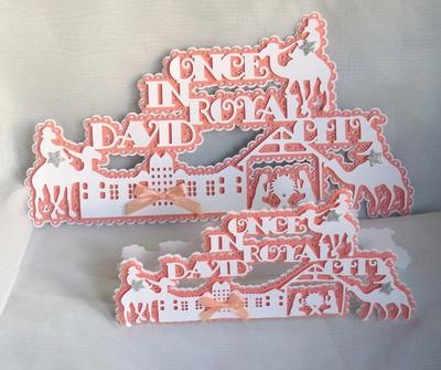 Layered Christmas Carol Toppers & Cards.. Image-8
