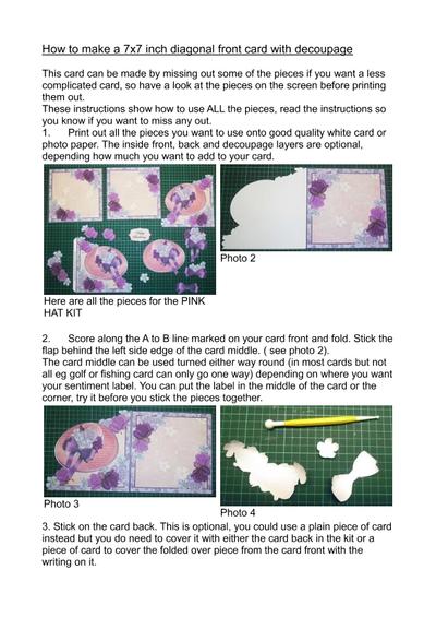 Tutorial for Diagonal fold (7x7 inch) PDF