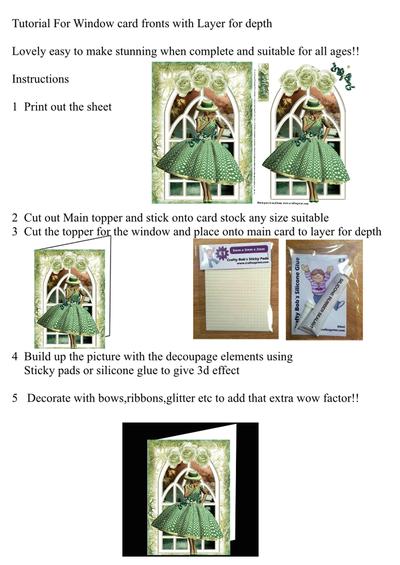 Window card front/topper Image
