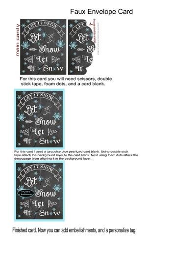 Faux Envelope Cards PDF