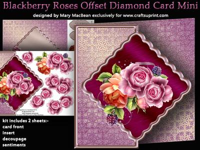 Offset Diamond Card Mini Kits Image