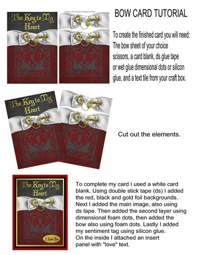 Bow Wrapped Card Tutorial Image