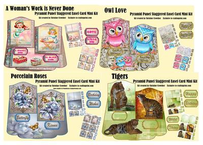Pyramid Panel Staggered Easel Mini Kits tutorial Image-3