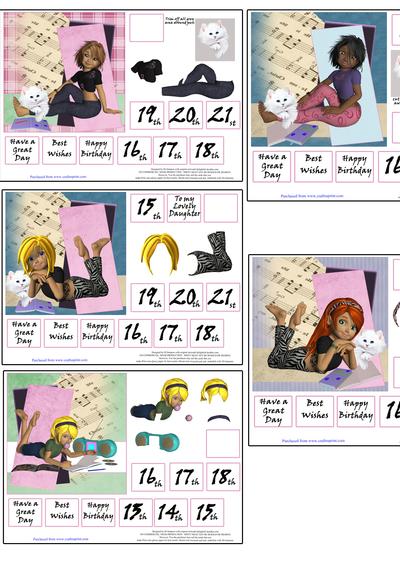 Teenage Girl step by steps/toppers Image-2