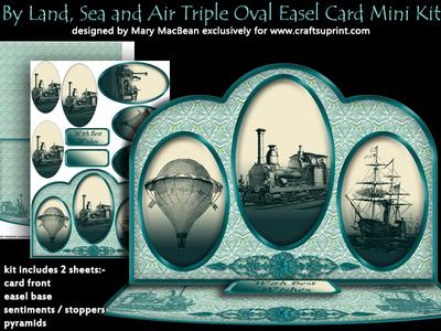 Triple Oval Easel Card Mini Kit Image-2