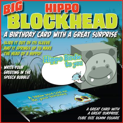  Blockheads - Rubber band activated Pop-Up Cards Image-3