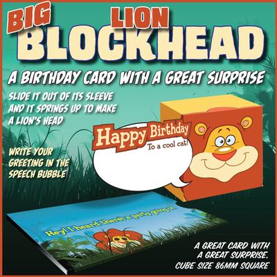  Blockheads - Rubber band activated Pop-Up Cards Image-4