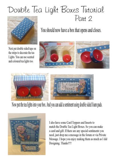 Double Tea Light Gift Boxes Image-2