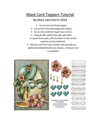 Masked Ball Sheets PDF